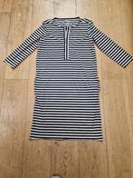 Blauw/wit gestreepte TRVLDRSS jurk S., Kleding | Dames, Jurken, Blauw, TRVLDRSS, Ophalen of Verzenden, Zo goed als nieuw