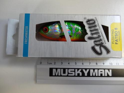 Kunstaas: Salmo Fatso 8 Floating Jerkbaits, Watersport en Boten, Hengelsport | Roofvissen, Nieuw, Overige typen, Verzenden