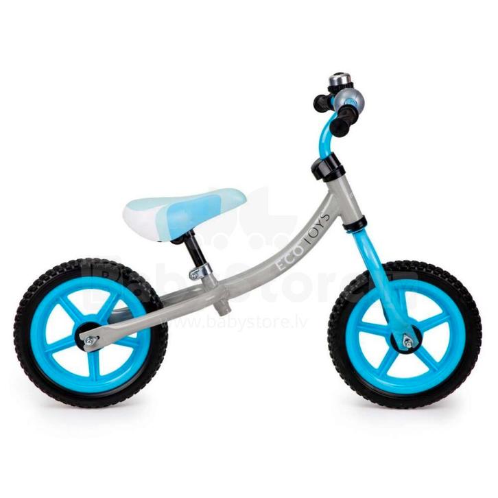 Nieuwe ECO Toys Loopfiets - Blauw/Grijs, Kinderen en Baby's, Speelgoed | Buiten | Voertuigen en Loopfietsen, Nieuw, Loopfiets