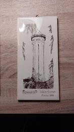 Antiek tegeltje watertoren, Ophalen