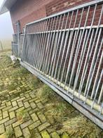 Hekwerken en palen, Tuin en Terras, Tuinhekken en Hekwerk, Ophalen, Met poort, Gebruikt, Spijlenhekwerk