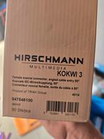 Hirschmann KOKWI 3 Female haakse IEC connector

Doos vol, Ophalen of Verzenden, Zo goed als nieuw