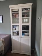 Ikea Liatorp Vitrinekast Wit - Stijlvolle Opbergruimte, Huis en Inrichting, Ophalen, Met deur(en), 50 tot 100 cm, 150 tot 200 cm
