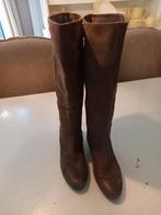 laarzen leer 40, Hoge laarzen, Bruin, Ophalen of Verzenden, Zo goed als nieuw