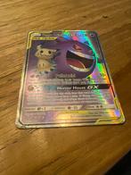 Gengar & Mimikyu GX - Zeldzame Pokémonkaart, Hobby en Vrije tijd, Verzamelkaartspellen | Pokémon, Ophalen of Verzenden, Gebruikt