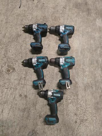 5x defecte Makita schroefboormachine  DDF481 DHP481 DDF486 beschikbaar voor biedingen