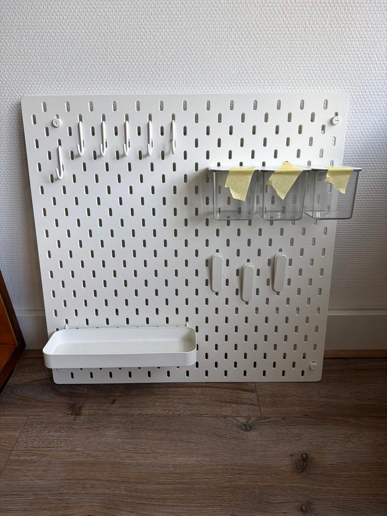 IKEA Skadis Pegboard met accessoires, Ophalen of Verzenden, Gebruikt