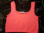 Neon Radiance Ribbed Crop Top – Make a Bold Statement!, FB Sister, Ophalen of Verzenden, Oranje, BH