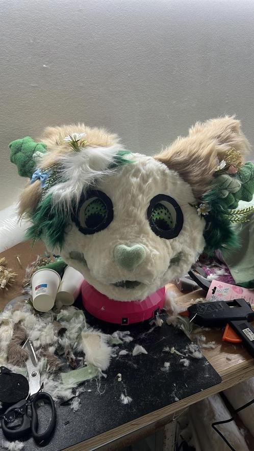 PREMADE WIP!! Hert x kat fursuit, Hobby en Vrije tijd, Kostuums, Theaterbenodigdheden en LARP, Nieuw, Ophalen of Verzenden