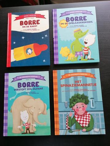 Boekenpakket 4x o.a. Jeroen Aalbers - Borre en de raket beschikbaar voor biedingen