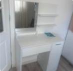 Mooie kaptafel bijna nieuw vier weken gebruikt, 100 tot 150 cm, Zo goed als nieuw, Hout, 50 tot 100 cm