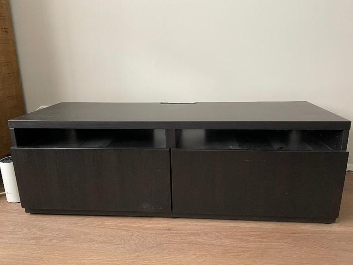 IKEA Besta TV-meubel 120cm, Huis en Inrichting, Kasten | Televisiemeubels, Gebruikt, Minder dan 100 cm, 100 tot 150 cm, 25 tot 50 cm
