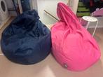 Zitzakken zeer groot, Ophalen, Zo goed als nieuw, Blauw, Zitzak