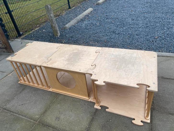 Pikler kruiptunnel, Kinderen en Baby's, Speelgoed | Buiten | Speelhuisjes, Gebruikt, Hout, Ophalen