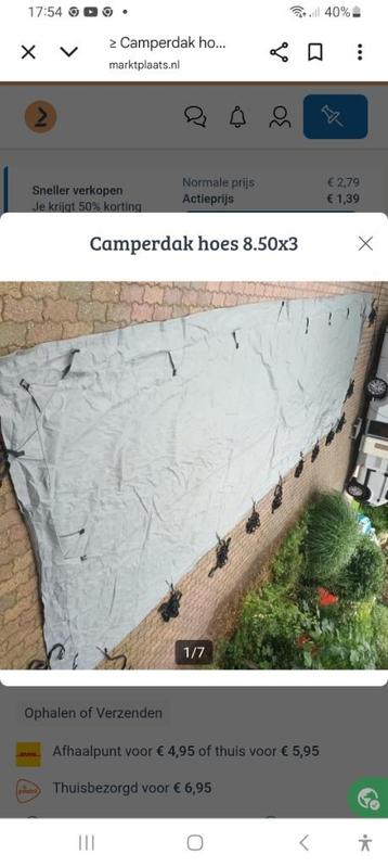 Camper hoes 8.5 m  beschikbaar voor biedingen