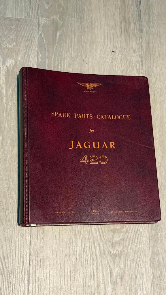 Spare Parts Catalogue Jaguar 420, Auto diversen, Handleidingen en Instructieboekjes, Ophalen of Verzenden