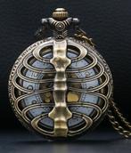 zakhorloge model spineribs in bronskleur  (2), Ophalen of Verzenden, Nieuw