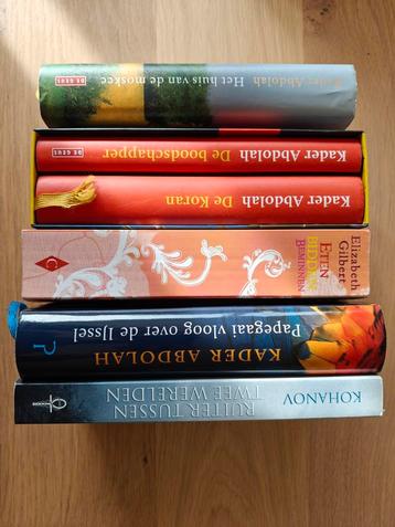 Set mooie romans – Kader Abdolah, Elizabeth Gilbert & Ruiter beschikbaar voor biedingen