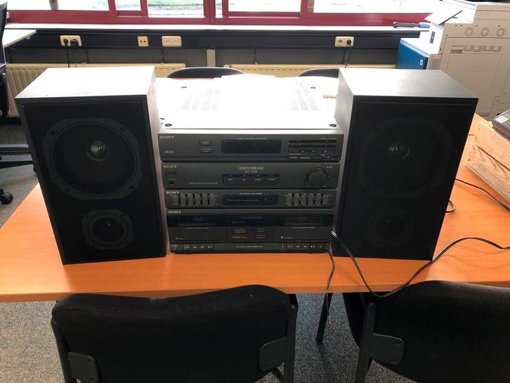 Sony Stereo Set met Speakers, Audio, Tv en Foto, Stereo-sets, Gebruikt, Cassettedeck, Sony, Losse componenten, Ophalen of Verzenden