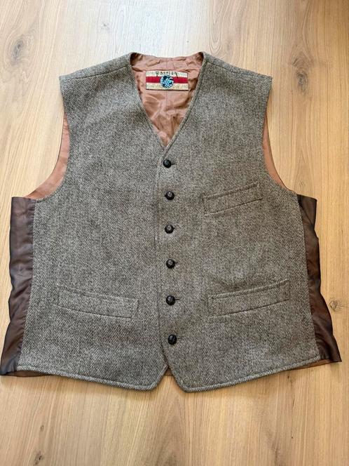 Heren gilet | 70% wol | maat 50 | bruin | Fashion | klassiek, Kleding | Heren, Kostuums en Colberts, Zo goed als nieuw, Maat 48/50 (M)