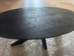 Mango hout salontafel, Huis en Inrichting, Tafels | Salontafels, Ophalen, Zo goed als nieuw, Minder dan 50 cm, Ovaal