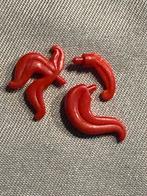 Lego Castle plumes rood small, medium en  triple, Ophalen of Verzenden, Gebruikt, Losse stenen, Lego