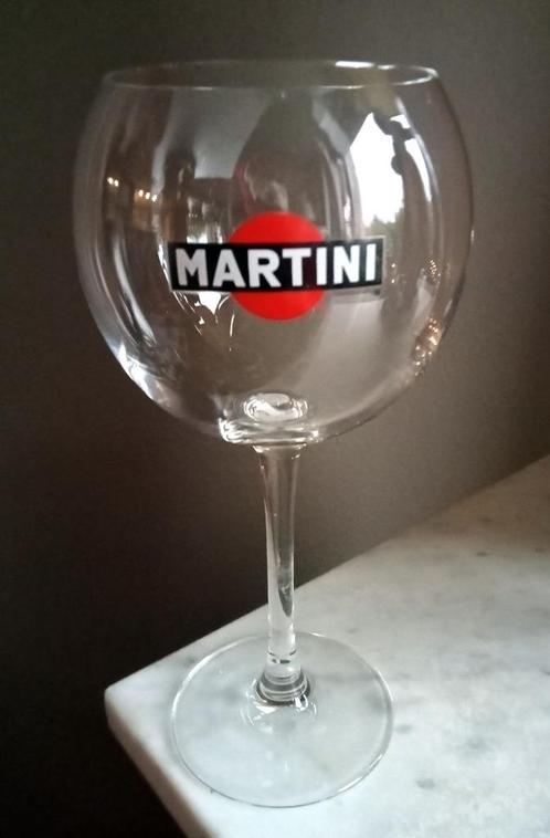 6 Martini Fiero ballonglazen., Verzamelen, Glas en Borrelglaasjes, Zo goed als nieuw, Overige typen, Ophalen of Verzenden