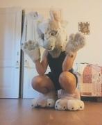 Dragon fursuit partial, Hobby en Vrije tijd, Kostuums, Theaterbenodigdheden en LARP, Ophalen of Verzenden, Zo goed als nieuw