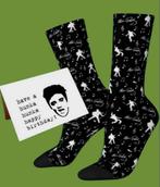 ELVIS PRESLEY SOKKEN (UNISEX) + VERJAARDAGS KAART ELVIS, Ophalen of Verzenden, Nieuw