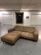 Luxe Nederlandse designbank met hocker– 3-zits –, Ophalen, Overige materialen, Driepersoons, 75 tot 100 cm
