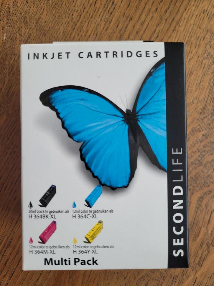 Secondlife HP 364 Multi Pack Inktcartridges, Computers en Software, Printerbenodigdheden, Nieuw, Cartridge, Ophalen of Verzenden
