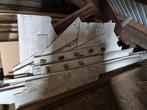 Partij Trespa plaat platen wit 6 mm dik boeiboord gebruikt, Doe-het-zelf en Verbouw, Platen en Panelen, Ophalen, Gebruikt, HPL