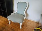 Elegante feauteuil, Ophalen, Hout, Gebruikt, Wit