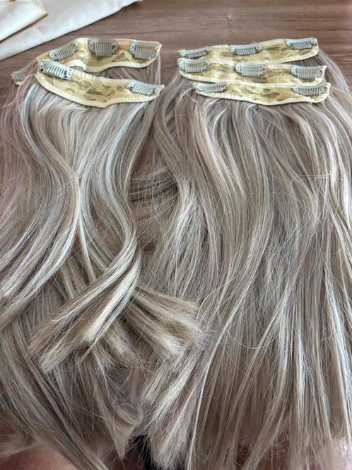 Clip in extensions, Sieraden, Tassen en Uiterlijk, Uiterlijk | Haarverzorging, Zo goed als nieuw, Pruik of Haarverlenging, Ophalen of Verzenden
