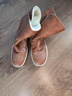 Bruine leren laarzen nieuw maat 39, Ophalen, Hoge laarzen, Bruin, Gedragen