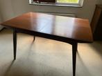 Vintage uitschuifbaar tafel met tussenblad, Ophalen, Gebruikt, 100 tot 150 cm, Teakhout