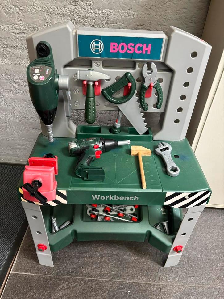 Bosch Werkbank - Zonder Accu, Kinderen en Baby's, Speelgoed | Overig, Gebruikt, Jongen of Meisje, Ophalen