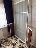 Stalen bed gratis, Gebruikt, 90 cm, Eenpersoons, Zwart