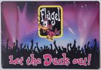 Flugel Let the duck out reclamebord van metal wandbord deco