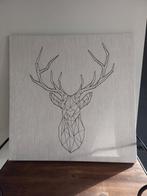 IKEA Schilderij Hert - Mooie Wanddecoratie, Ophalen, 50 tot 75 cm, Zo goed als nieuw, Schilderij