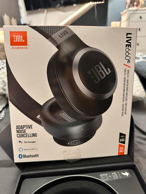 Jbl live 660 nc, Audio, Tv en Foto, Koptelefoons, Nieuw, Op oor (supra aural), Overige merken, Draadloos, Bluetooth, Surround