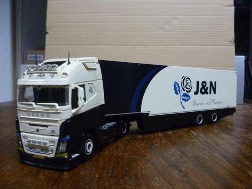 Tekno Volvo FH4 J&N Blumen met certificaat, Hobby en Vrije tijd, Modelauto's | 1:50, Nieuw, Bus of Vrachtwagen, Tekno, Verzenden
