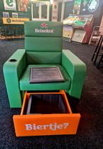 Heineken Bier stoel ''NIEUW'', Ophalen, Nieuw, Reclamebord, Plaat of Schild, Heineken