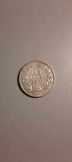 25 cent 1901 Smalle Hals, Verzenden, Koningin Wilhelmina, 25 cent, Zilver