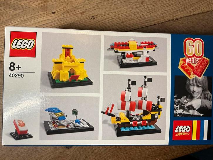 Lego 40290 60 Jaar Jubileum Limited Edition - Nieuw!, Kinderen en Baby's, Speelgoed | Duplo en Lego, Nieuw, Lego, Complete set