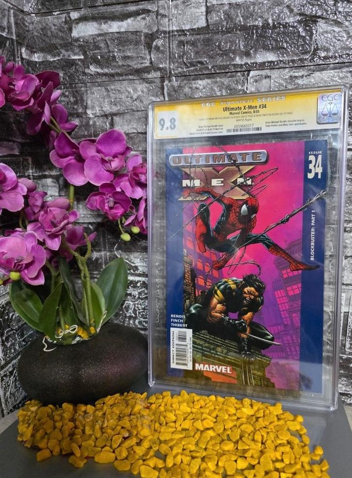 Ultimate X-Men #34 CGC 9.8 Bendis & Finch gesigneerd!, Boeken, Strips | Comics, Zo goed als nieuw, Eén comic, Amerika, Ophalen of Verzenden
