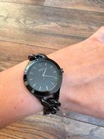 Zwart DKNY dames horloge, Sieraden, Tassen en Uiterlijk, Armbanden, Ophalen of Verzenden, Zo goed als nieuw, Zwart