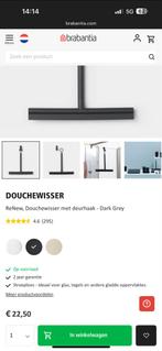 Brabantia ReNew Douchewisser Zwart, Ophalen of Verzenden, Nieuw, Zwart, Overige typen