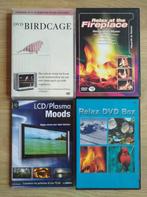4x DVD's Birdcage, Fireplace, LCD Plasma Moods, Relax Box TV, Alle leeftijden, Ophalen of Verzenden, Zo goed als nieuw