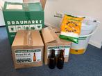 Bierbrouw set compleet met 48 flesjes, Ophalen, Nieuw, Materiaal